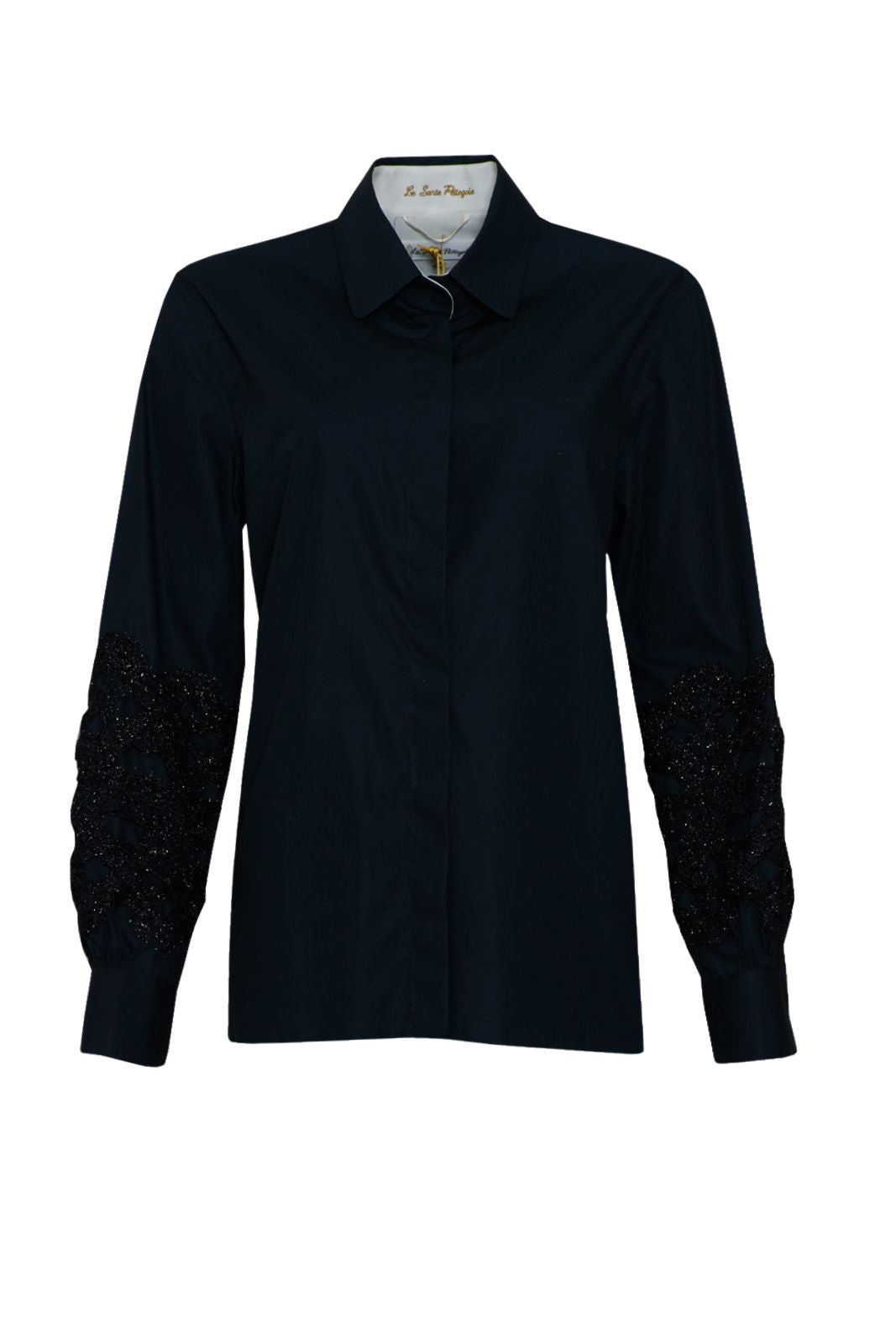 Le Sarte Pettegole Camicia Donna con inserti in pizzo