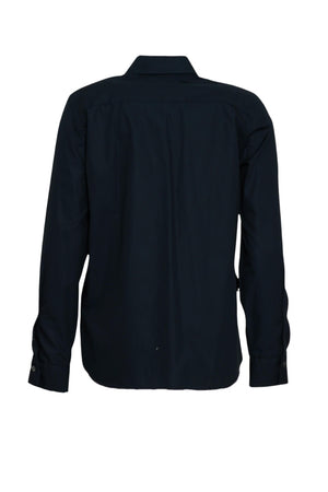 Camicia da donna con rouches centrale retro