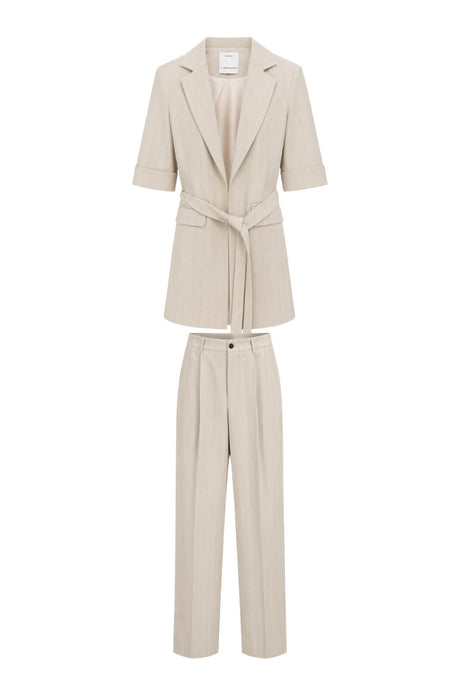 Tailleur da donna Le Sarte del Sole gessato
