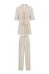 Tailleur da donna Le Sarte del Sole gessato
