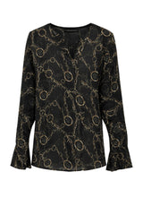 Les Bourdelles Des Garcons Blusa Donna con dettaglio Gioiello