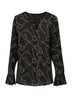 Les Bourdelles Des Garcons Blusa Donna con dettaglio Gioiello