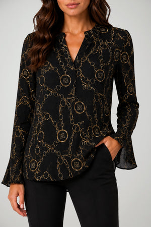 Les Bourdelles Des Garcons Blusa Donna con dettaglio Gioiello