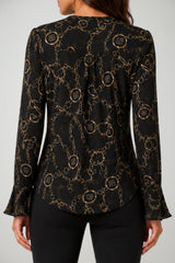 Les Bourdelles Des Garcons Blusa Donna con dettaglio Gioiello