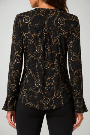 Les Bourdelles Des Garcons Blusa Donna con dettaglio Gioiello