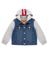 Levi’s Giubbino Bambino in Denim e felpa