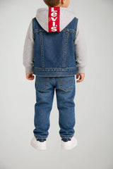 Levi’s Giubbino Bambino in Denim e felpa
