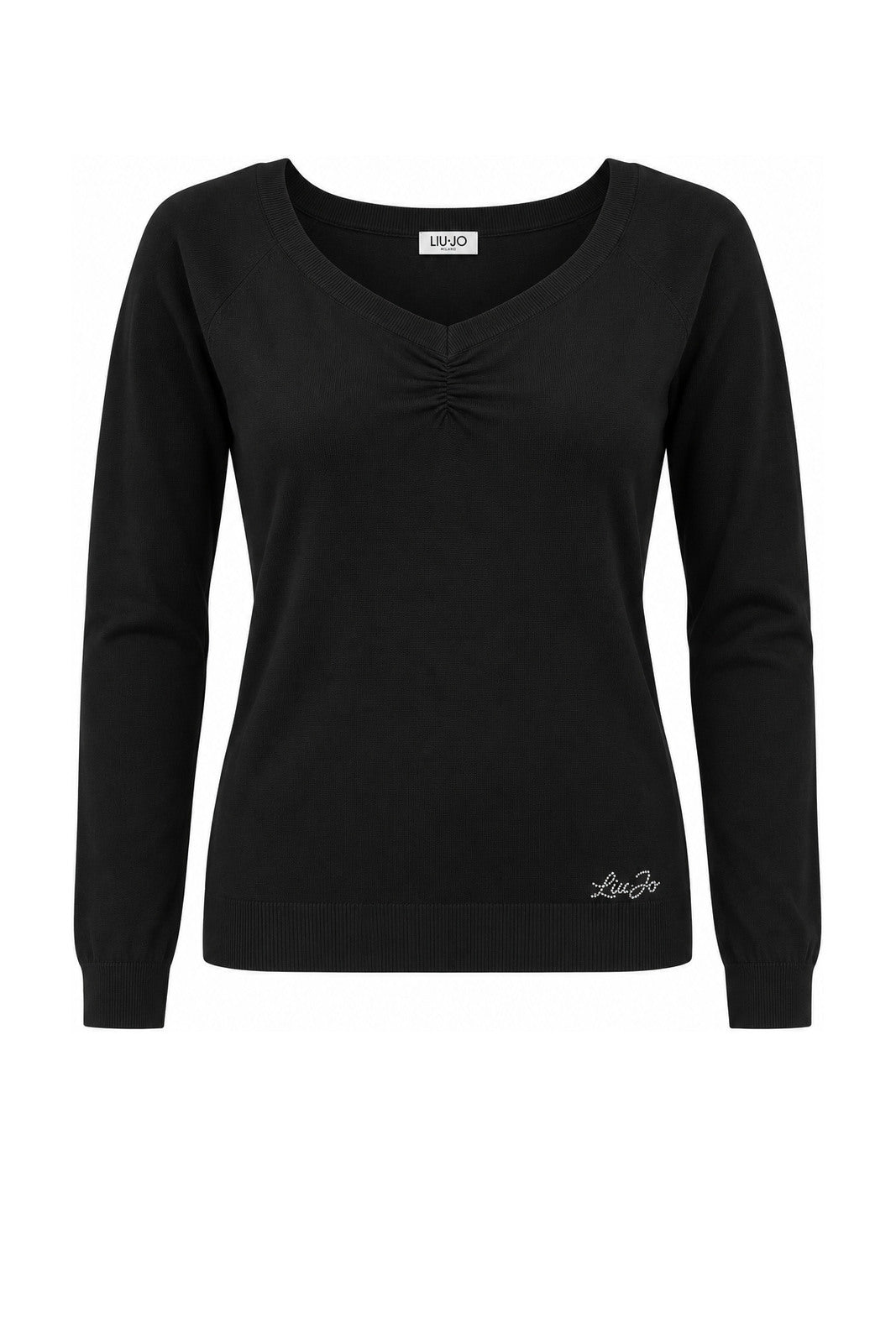 Liu Jo Maglia Donna con logo in strass