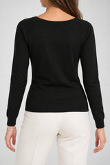 Liu Jo Maglia Donna con logo in strass