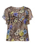 Liu Jo Blusa Donna Animalier con dettagli Floreali