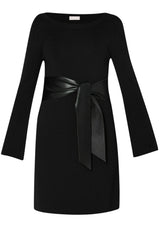Abito da donna Liu Jo in maglia con cintura in ecopelle fronte