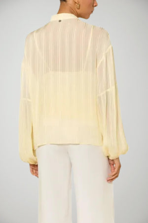 Liu Jo Blusa Donna in chiffon scollo a V