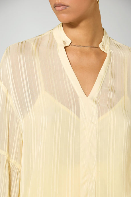 Liu Jo Blusa Donna in chiffon scollo a V