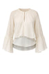 Liu Jo Blusa Donna in mussola con polsini ampi