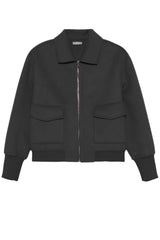 Bomber Liu Jo da donna in panno fronte