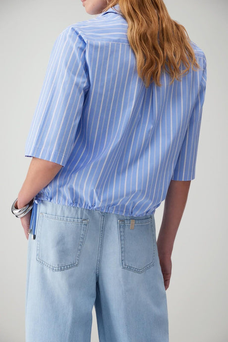 Liu Jo Camicia Donna Oversize in popeline a righe