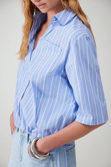 Liu Jo Camicia Donna Oversize in popeline a righe