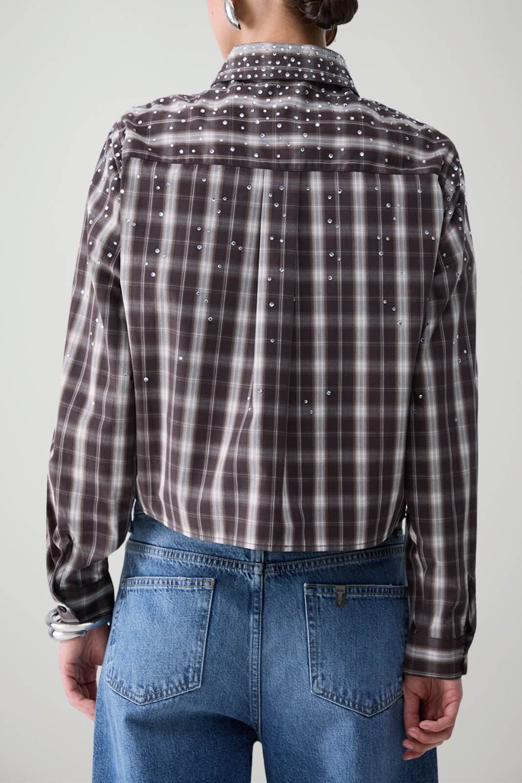 Liu Jo Camicia Donna check con strass