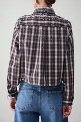Liu Jo Camicia Donna check con strass