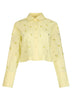 Liu Jo Camicia Donna in popeline con strass / Limone