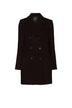 Cappotto donna Liu Jo doppiopetto fronte nero