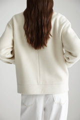 Cappotto in panno da donna spinato Liu Jo retro