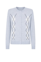 Liu Jo Cardigan Donna Argyle con strass