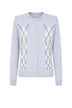 Liu Jo Cardigan Donna Argyle con strass
