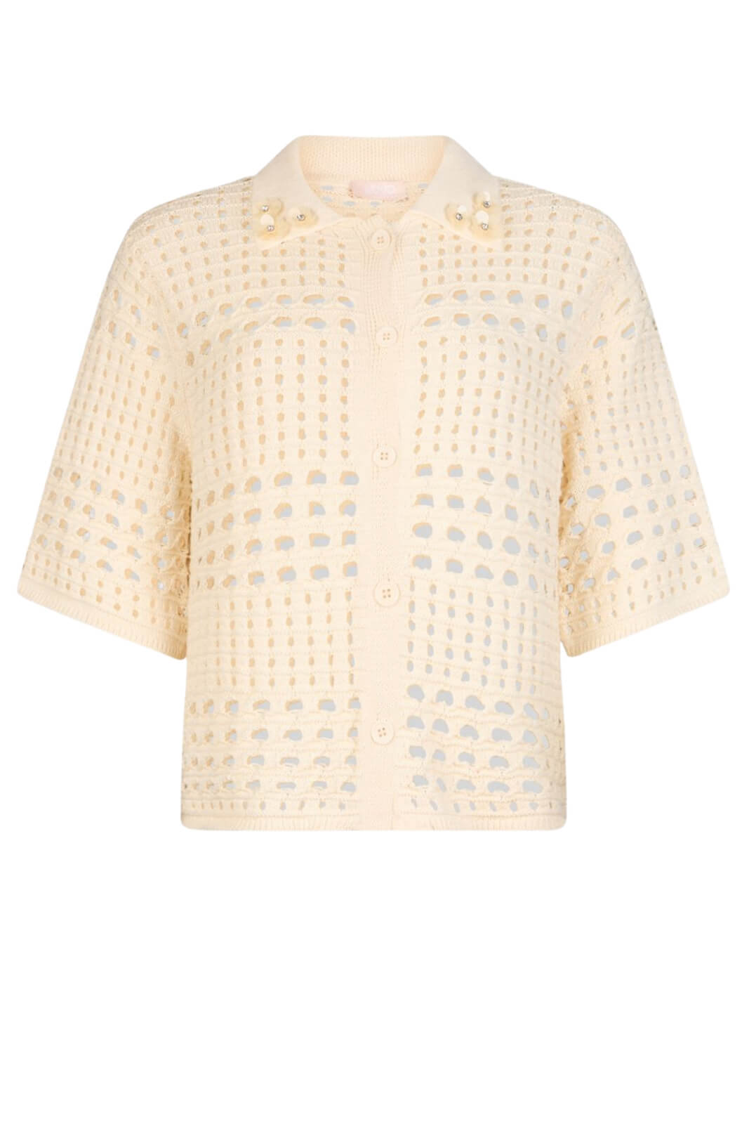 Liu Jo Cardigan Donna in crochet maniche corte