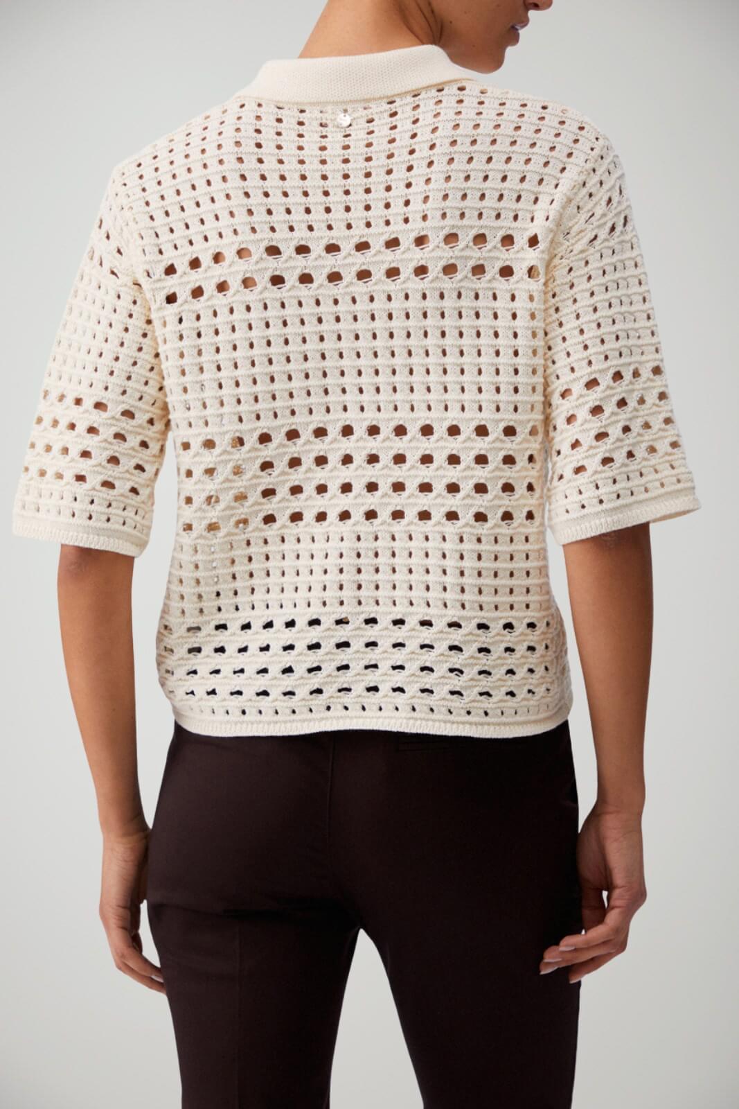 Liu Jo Cardigan Donna in crochet maniche corte