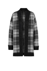 Liu Jo Cardigan Donna lungo in fantasia check