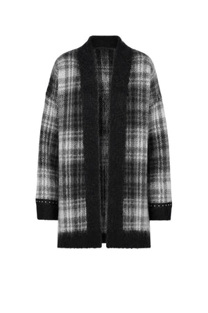 Liu Jo Cardigan Donna lungo in fantasia check
