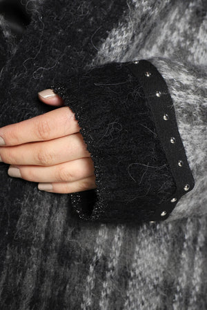 Liu Jo Cardigan Donna lungo in fantasia check