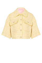 Liu Jo Giacca Donna cropped in bouclè