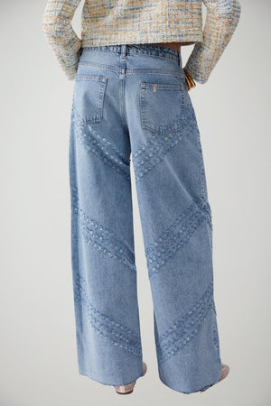 Liu Jo Jeans Donna Flare con graffi laserati