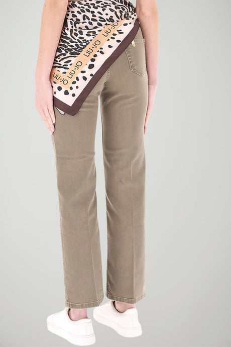 Liu Jo Jeans Donna Straight con foulard
