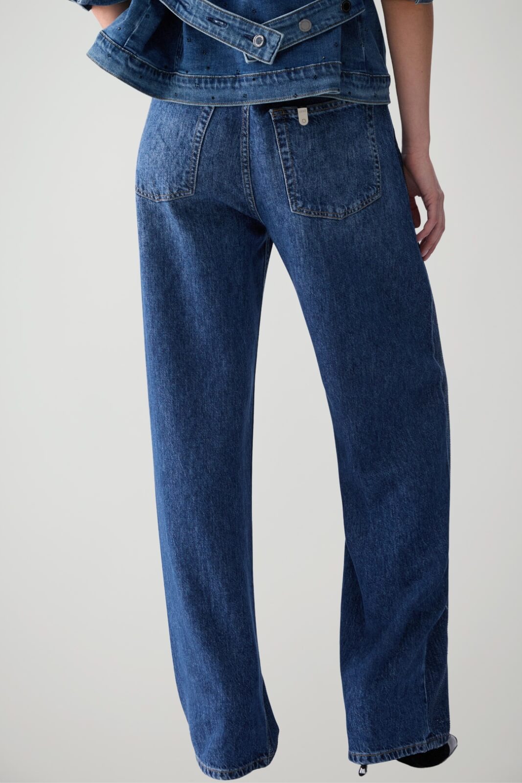 Liu Jo Jeans Donna Straight con strass