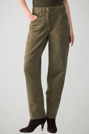 Liu Jo Pantaloni Donna Baggy in gabardina