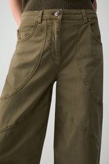 Liu Jo Pantaloni Donna Baggy in gabardina