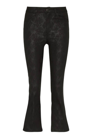 Liu Jo Pantaloni Donna Bottom Up stampa animalier