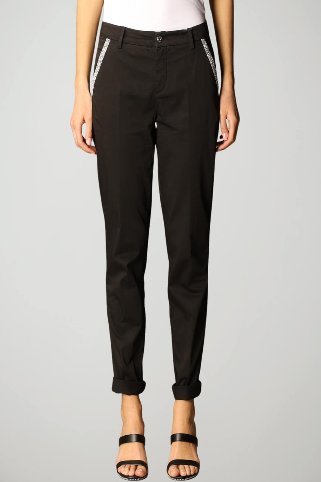 Liu Jo Pantaloni Donna chino con strass