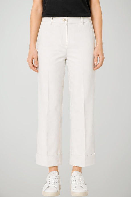 Liu Jo Pantaloni Donna in gabardina con risvolti