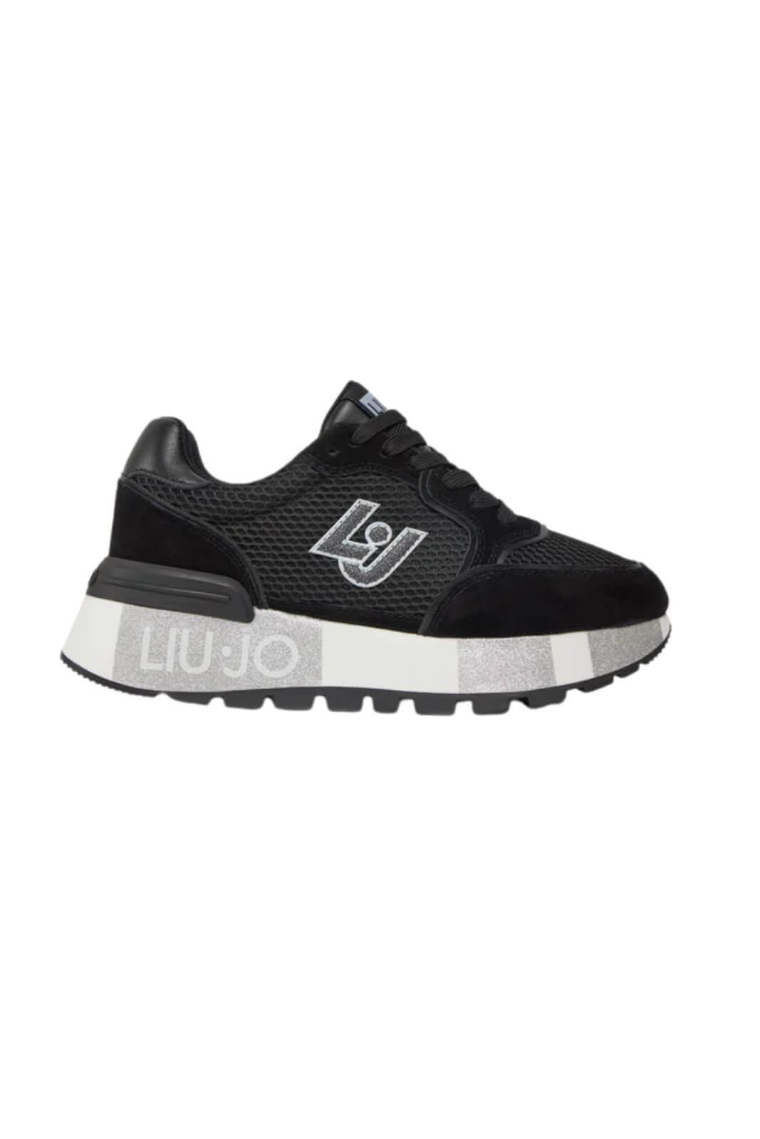 Liu Jo Sneakers Donna con platform glitterato
