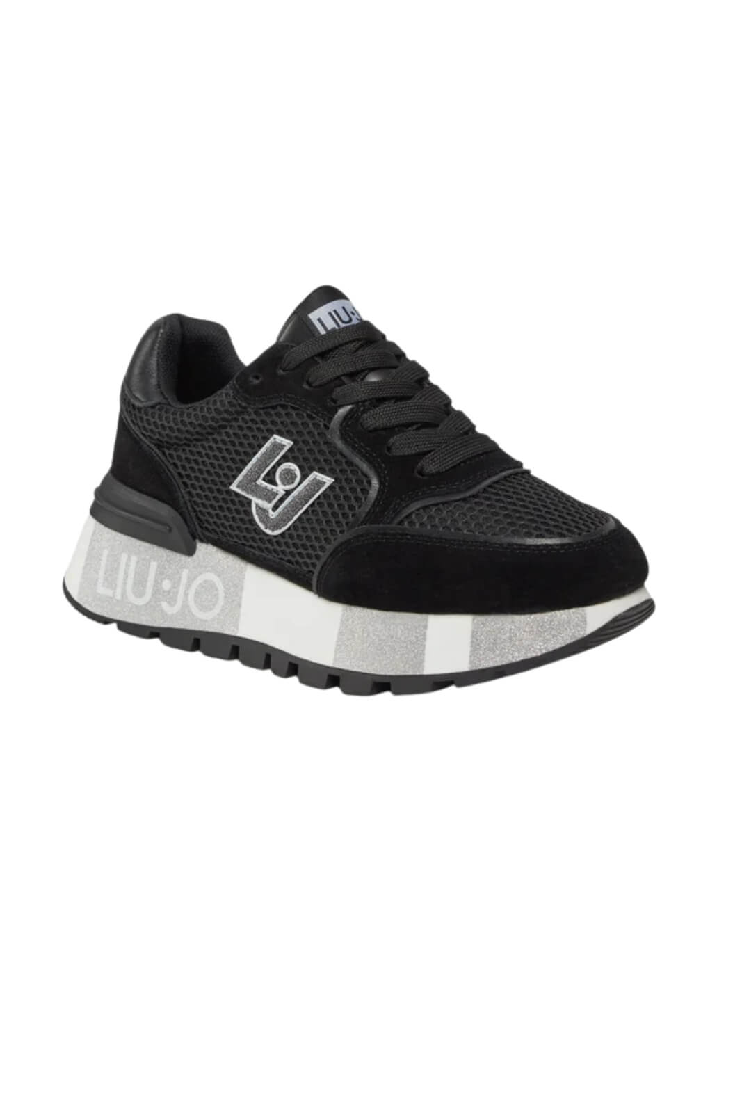 Liu Jo Sneakers Donna con platform glitterato
