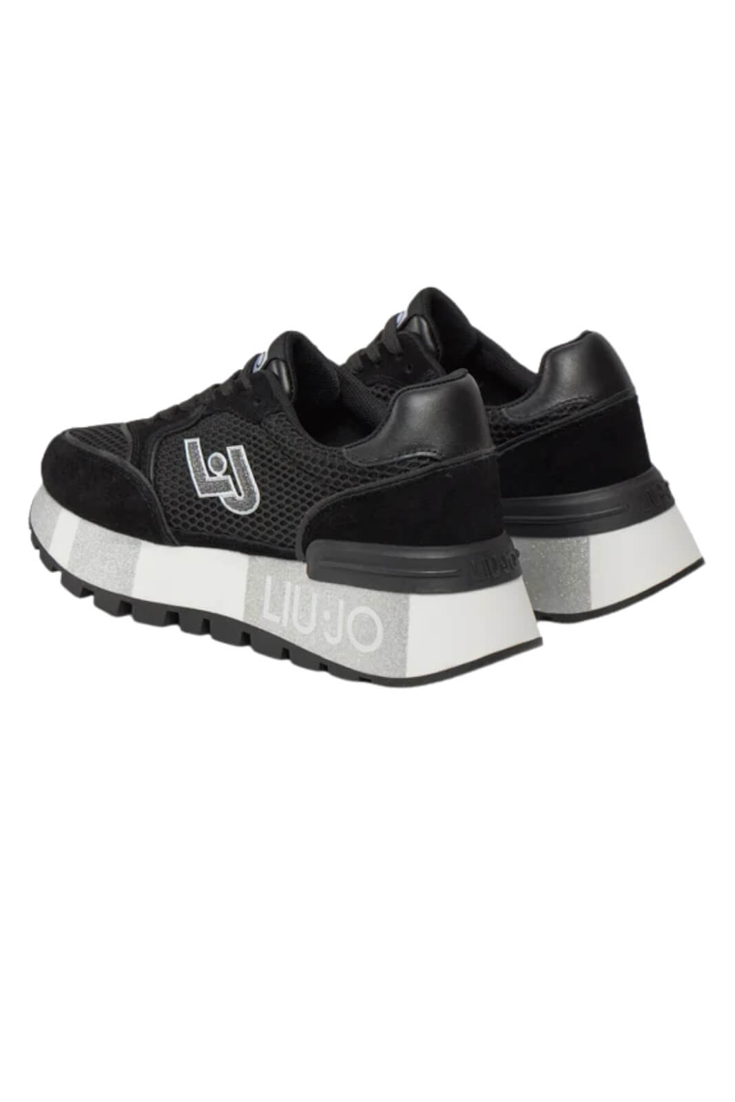 Liu Jo Sneakers Donna con platform glitterato