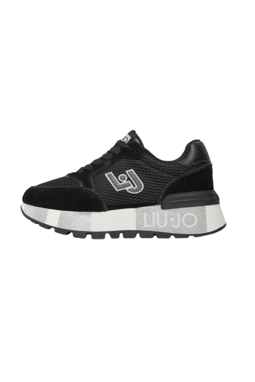 Liu Jo Sneakers Donna con platform glitterato