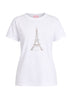 T-shirt donna Liu Jo maniche corte con stampa centrale regular fit in cotone