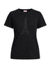 T-shirt donna Liu Jo maniche corte con stampa centrale regular fit in cotone