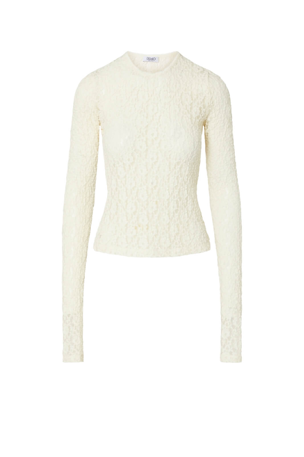 Liu Jo T-shirt Donna maniche lunghe in pizzo