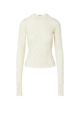 Liu Jo T-shirt Donna maniche lunghe in pizzo